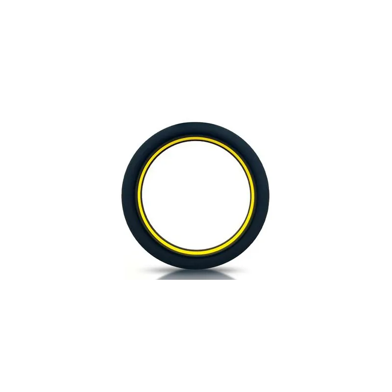 Beast Rings Cockring silicone Beast Ring 36mm Noir-Jaune